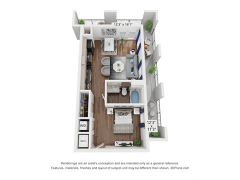 bedroom floor plan of a 2100 sq ft roommates
